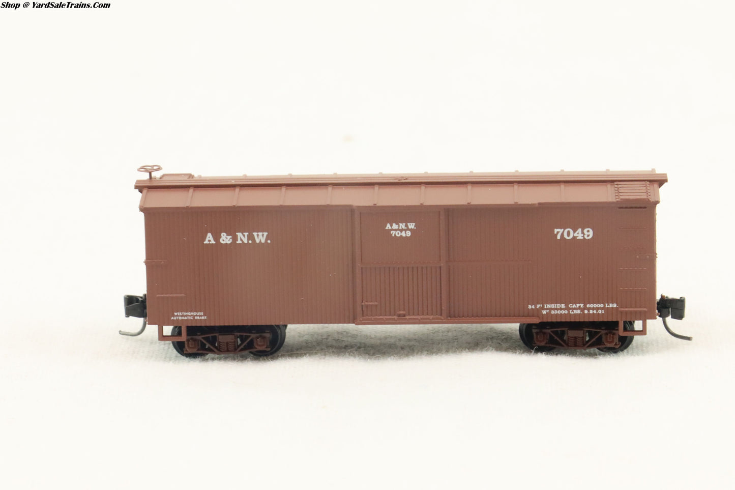 MTL - 15114 - 30' Box Car w/Single Door - Austin & North Western - A&NW # 7049 - Nn3 Scale - Preowned