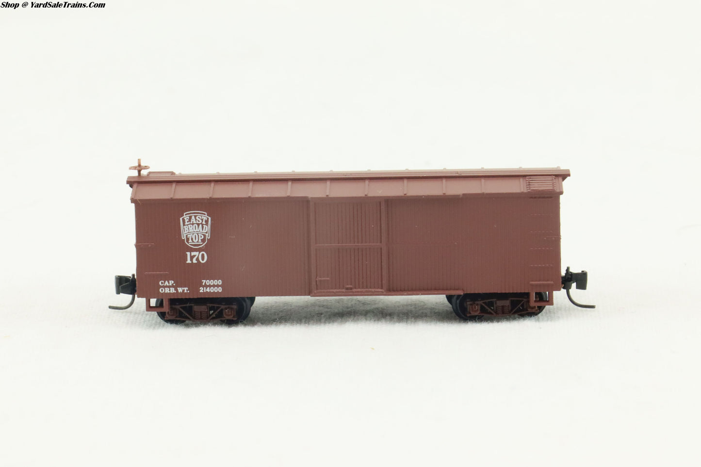 MTL - 15107 - 30' Box Car - East Broad Top - RD#170- Nn3 Scale - Preowned