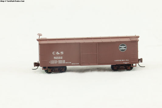 MTL - 15106 - 30' Box Car - Colorado & Southern - C&S # 8222 - Nn3 Scale - Preowned