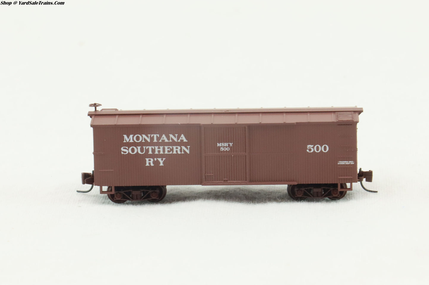 MTL - 15110  -  30' Box Car, Single Door - Montana Southern - Rd# 500 - Nn3 Scale - Preowned