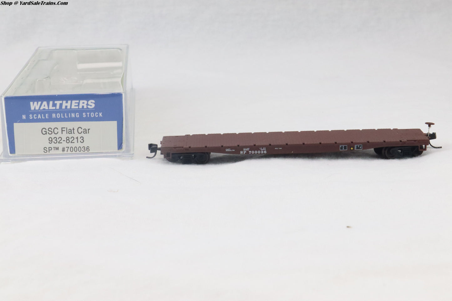 WLT-932-8213 - GSC Flat Car - Southern Pacific - SP #700036 - N-Scale - Preowned