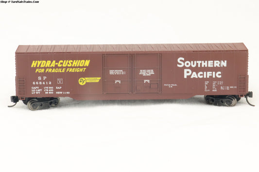 CC-0001-014601(2) - 60' Double Door Boxcar -  Southern Pacific - SP #668412 - N-Scale - Preowned