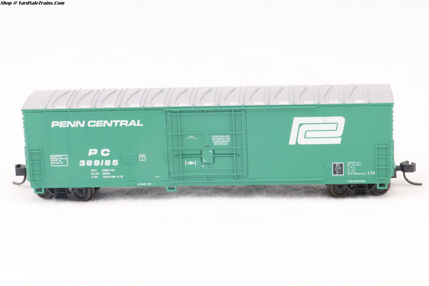 ATL-30063 - FGE 50' Boxcar  - Penn Central - PC #369185 - N-Scale - Preowned