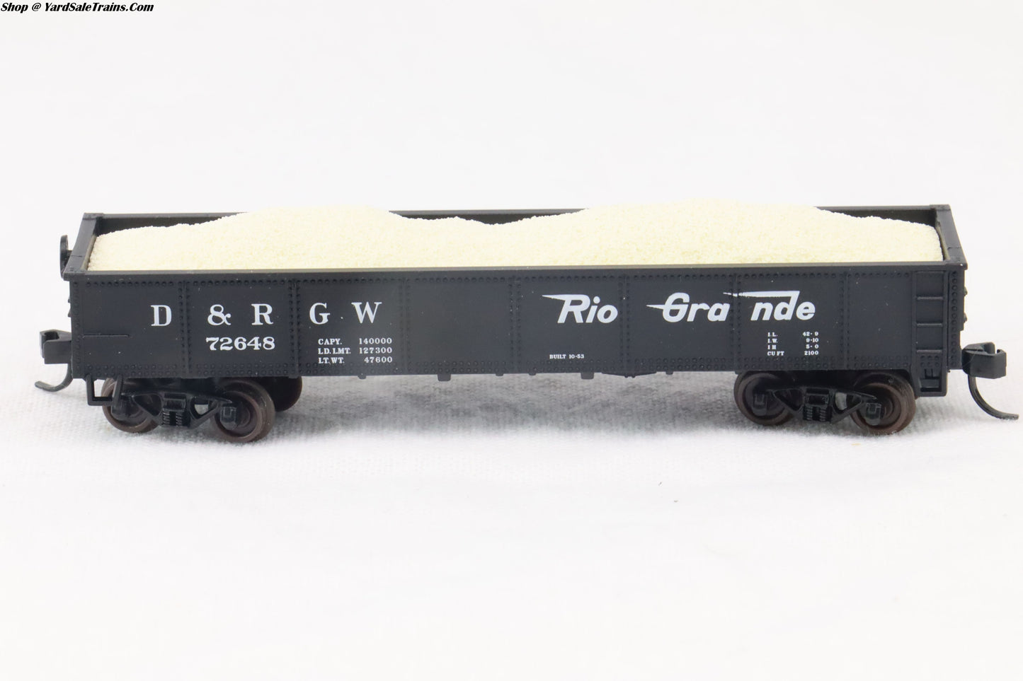 ATL-35182A - 42' Gondola - Rio Grande - D&RGW #72648 - N-Scale - Preowned