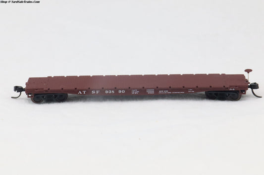 WLT-932-8210 - GSC Flat Car - Santa Fe - ATSF #93890 - N-Scale - Preowned