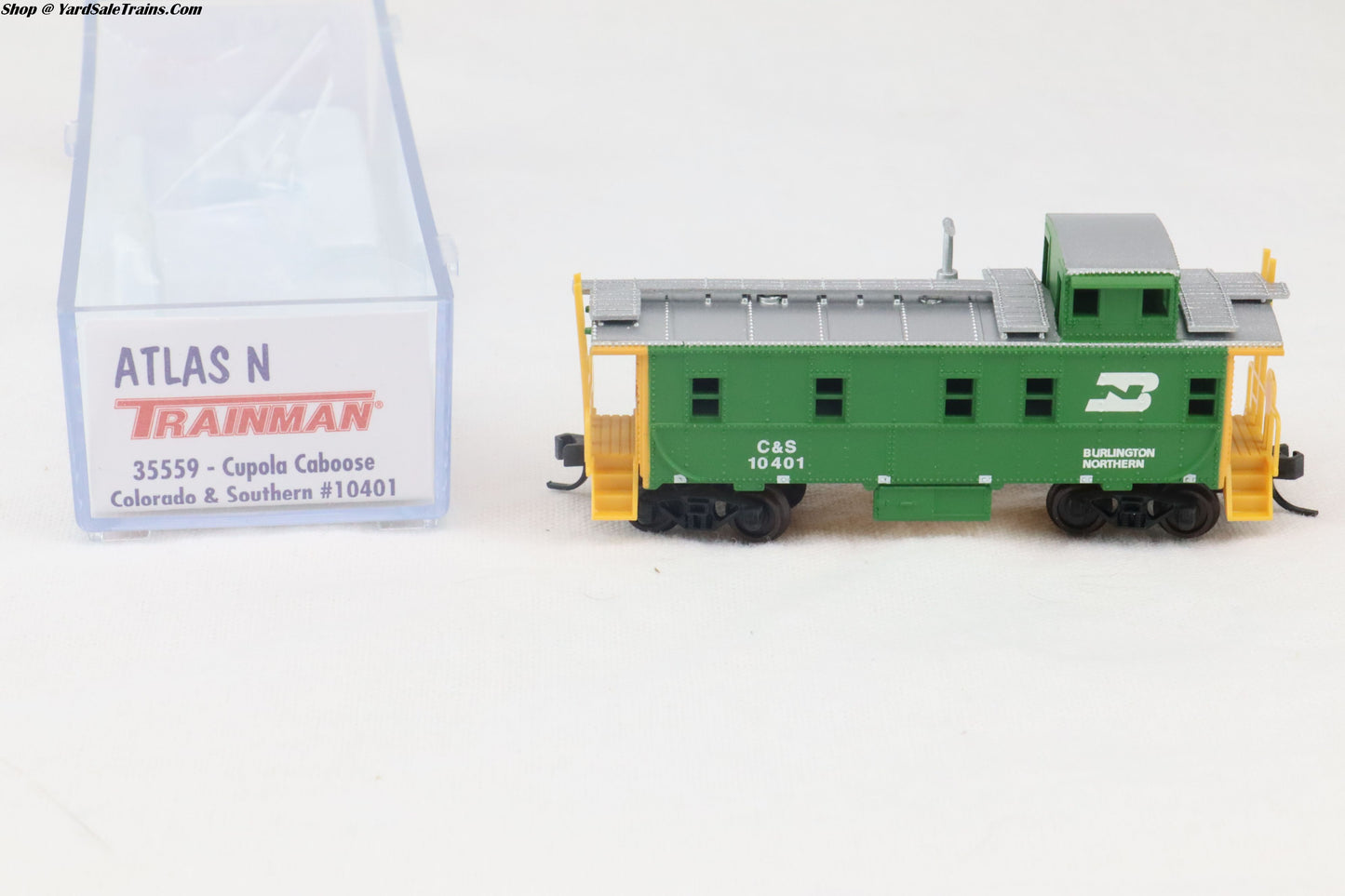 ATL-35559 - Cupola Caboose - Colorado & Southern - C&S #10401 - N-Scale - Preowned