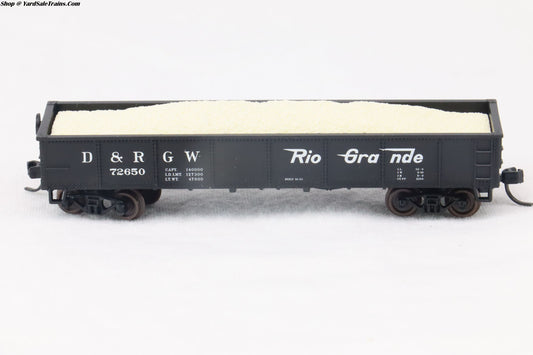 ATL-35161 - 42' Gondola - Rio Grande - D&RGW #72650 - N-Scale - Preowned