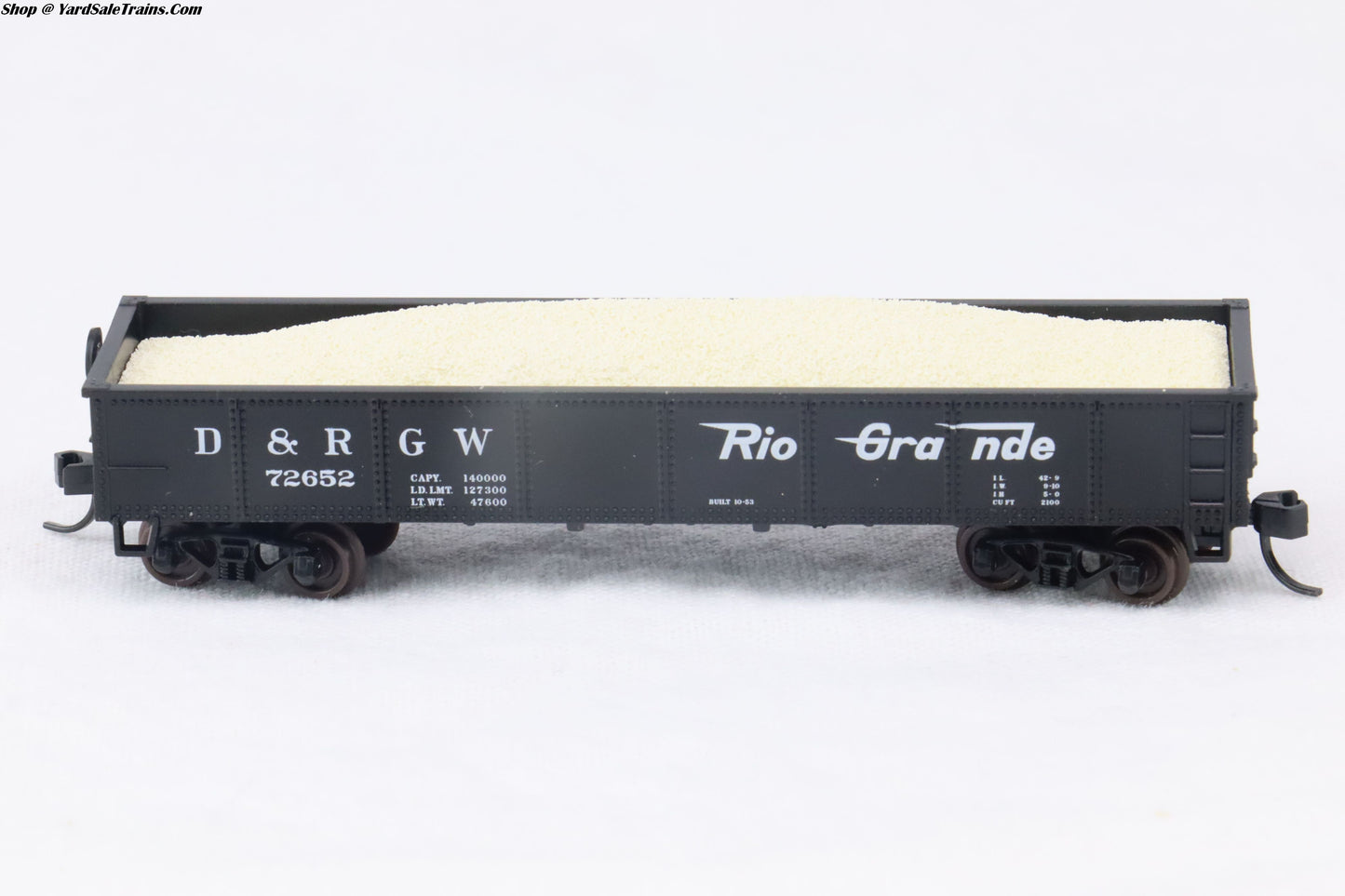 ATL-35183A - 42' Gondola - Rio Grande - D&RGW #72652 - N-Scale - Preowned