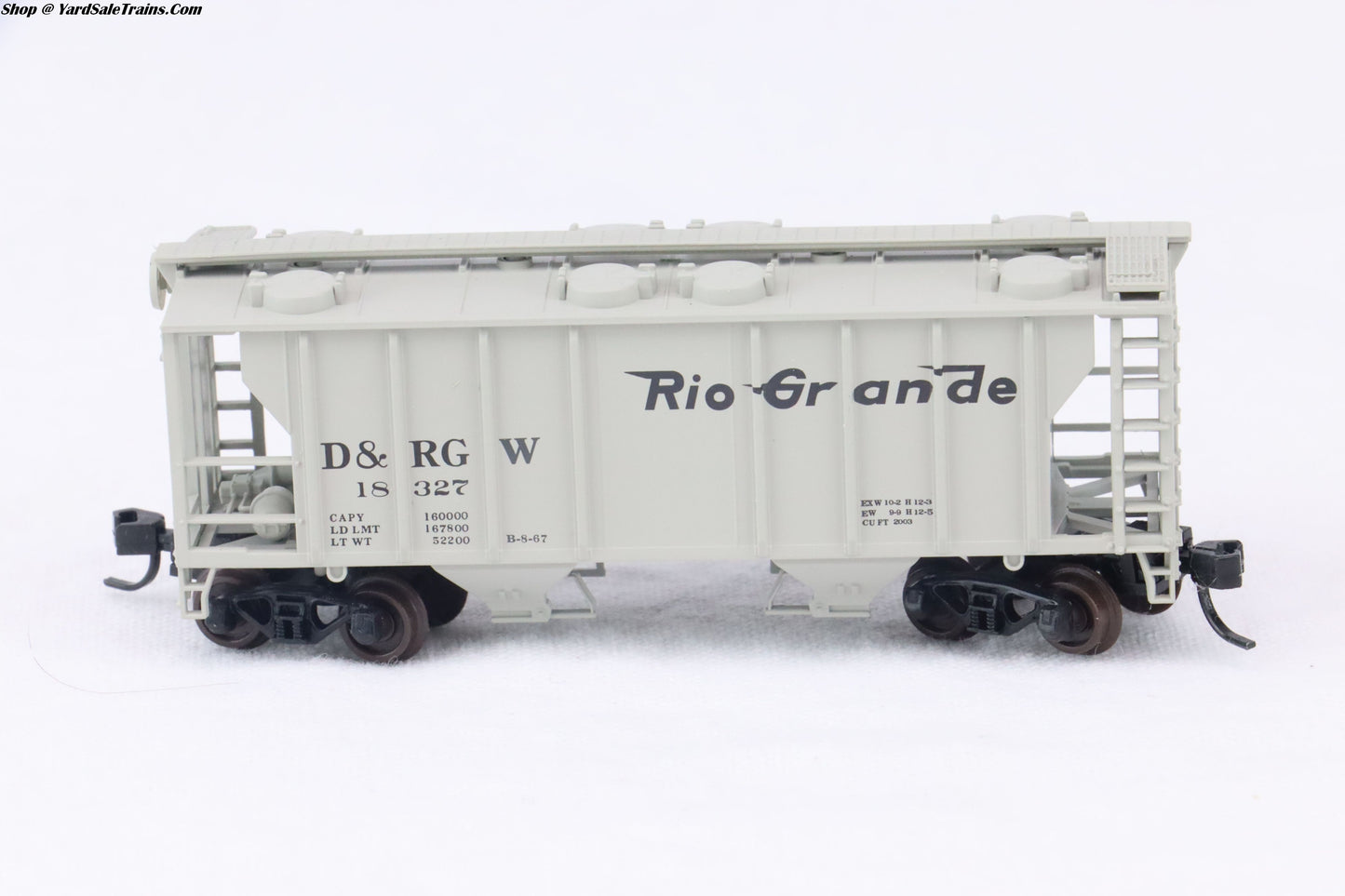 ATL-31981 - PS-2 Hopper - Rio Grande - D&RGW #18327 - N-Scale - Preowned