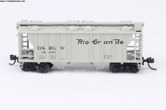 ATL-31662 - PS-2 Hopper - Rio Grande -  D&RGW #18330 - N-Scale - Preowned