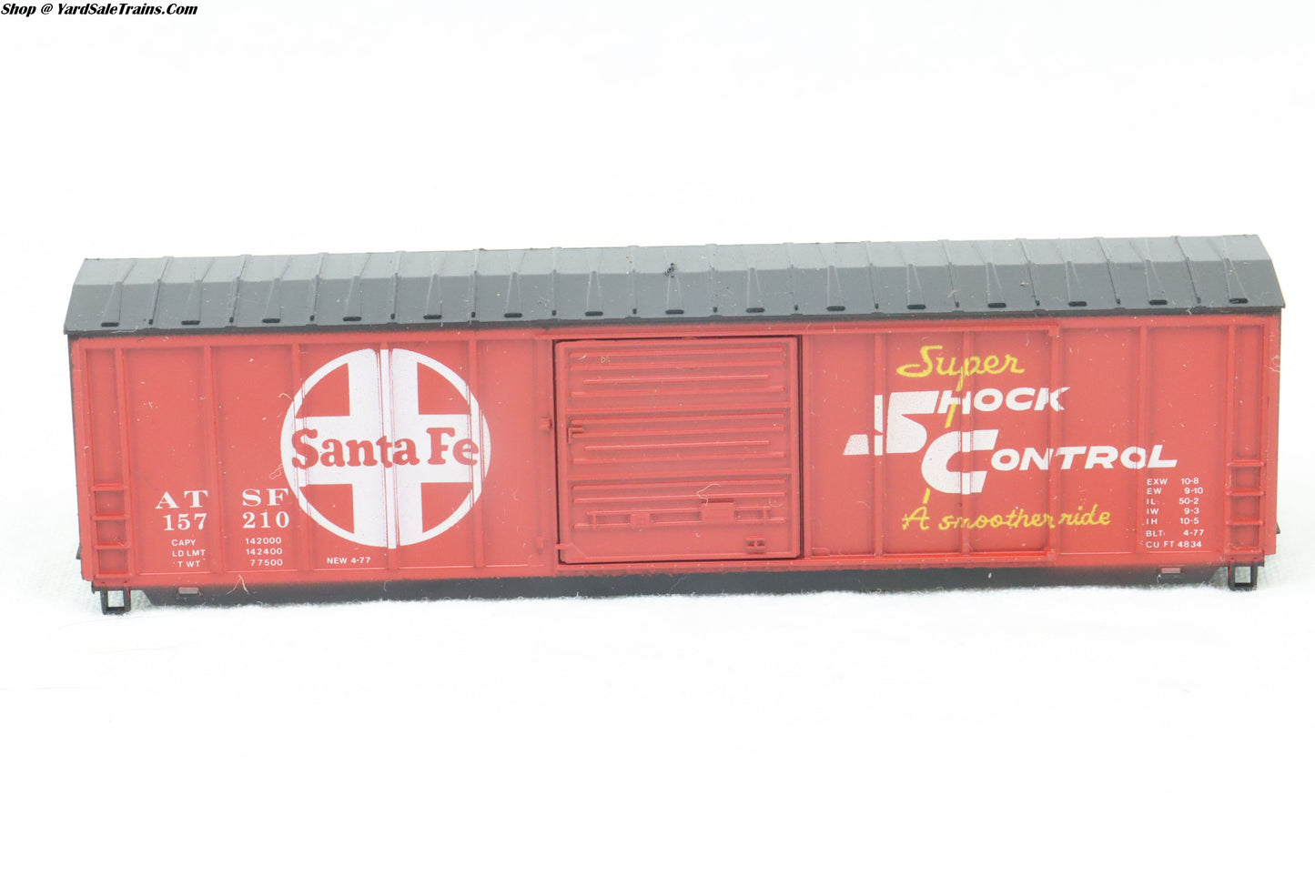 RND-8126 - 50' PS-1 Boxcar Kit - Santa Fe - ATSF #157210 - N-Scale - Preowned