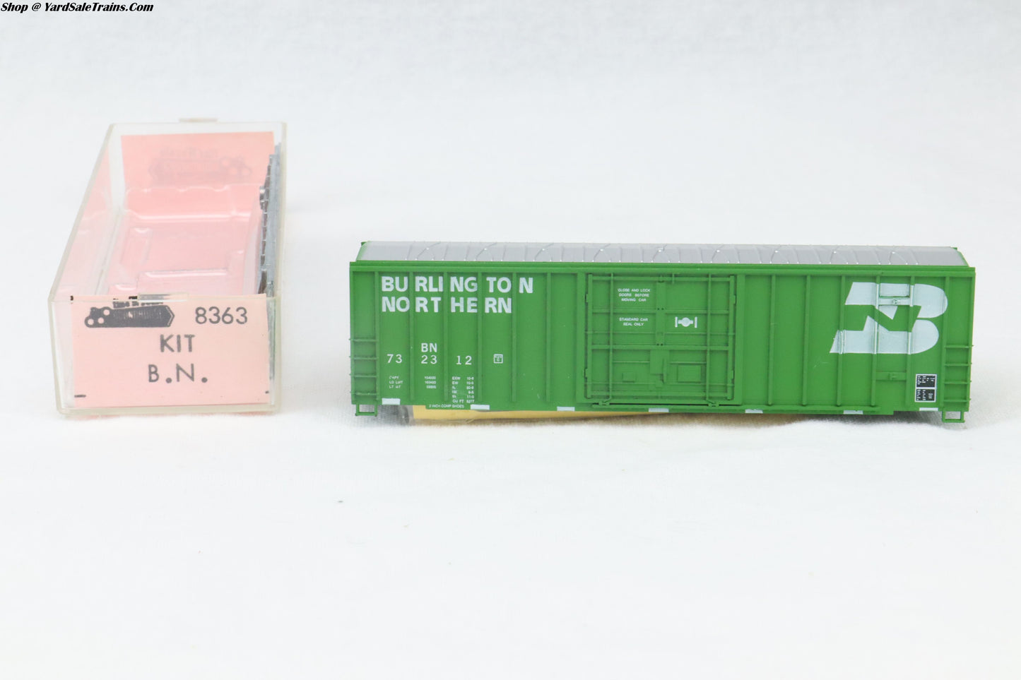 RND-8363 - 50' FMC Boxcar Kit - Burlington Northern - BN #732312 - N-Scale - Preowned