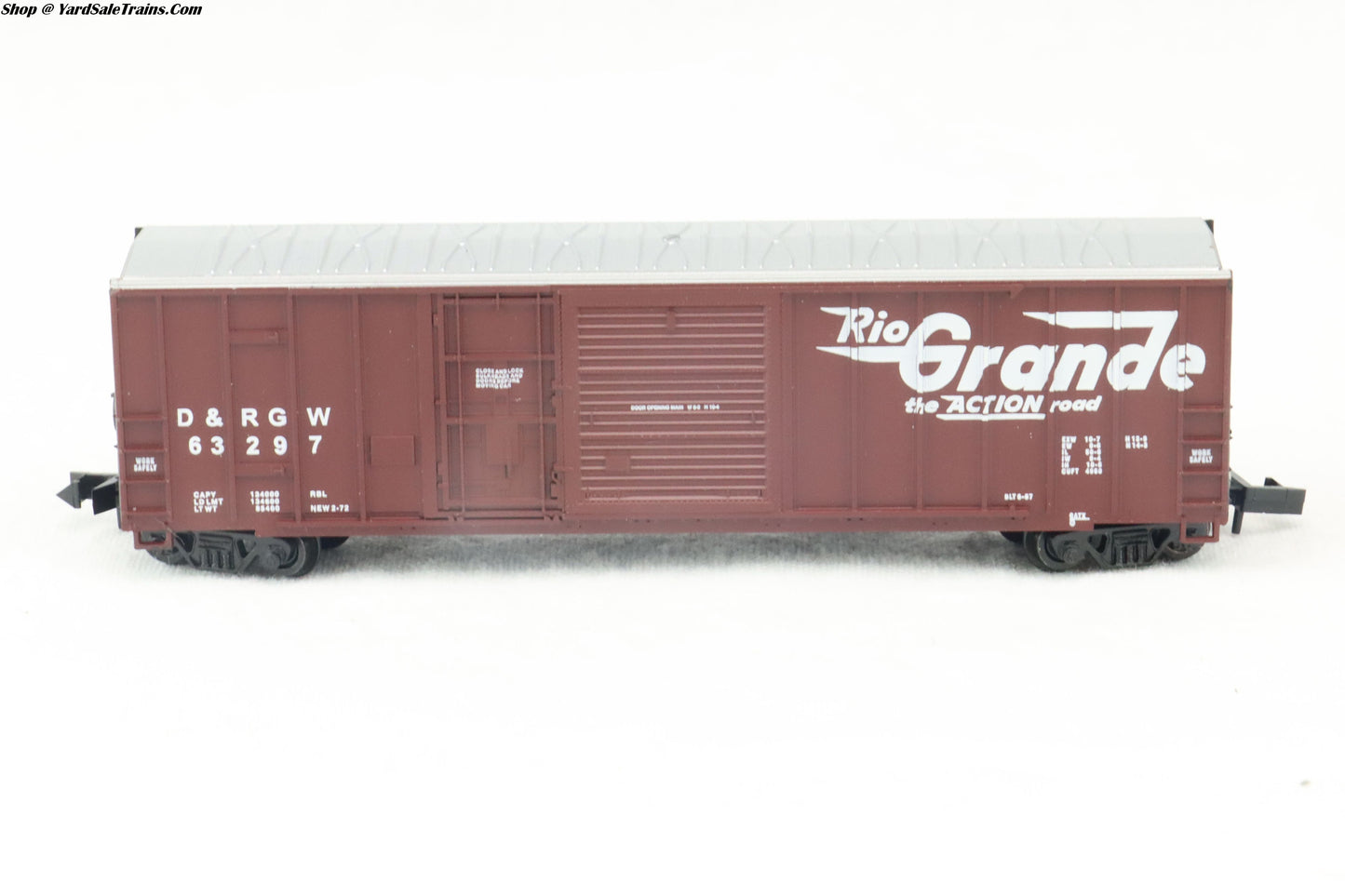 RND-82301 - FMC Combo-Door Boxcar - Rio Grande - D&RGW #63297 - N-Scale - Preowned