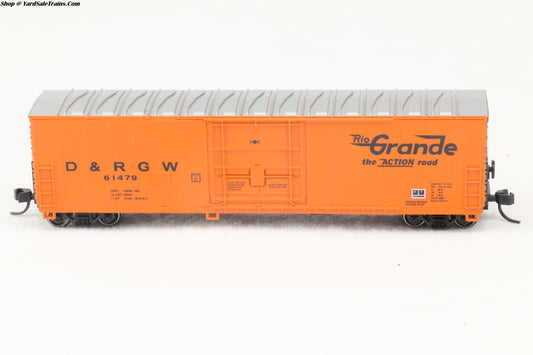 ATL-33633 - 50' FGE Boxcar - Rio Grande - D&RGW #61479 - N-Scale - Preowned