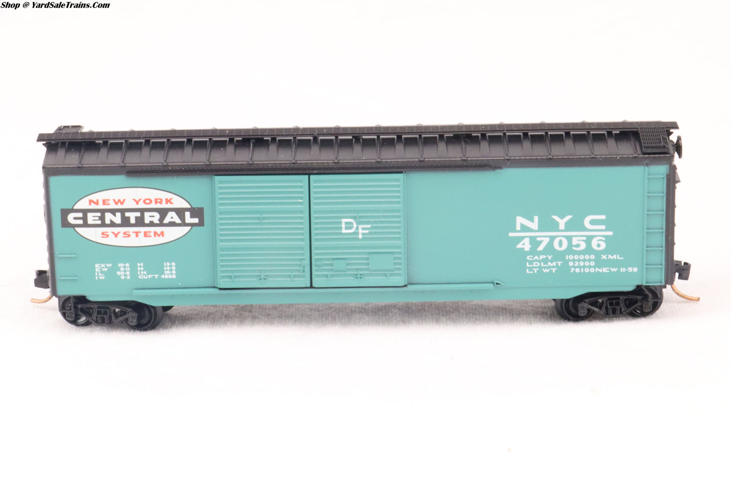 MTL-34200 - 50' Standard Boxcar Double Door - New York Central - NYC-47056 - N-Scale - Preowned