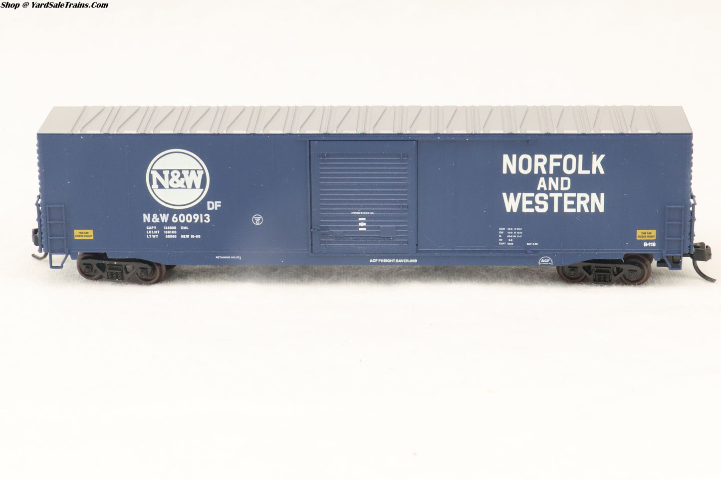 ATL-37242 - 60' Auto Parts Boxcar - Norfolk & Western - N&W #600913 - N-Scale - Preowned