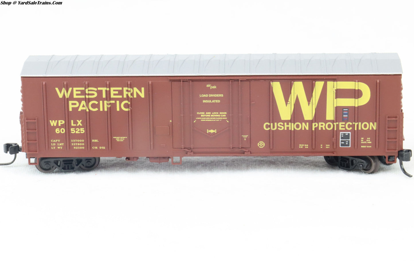 ATH-10671 - NACC 50' Box Car - Western Pacific - WPLX #60525 - N-Scale - Preowned