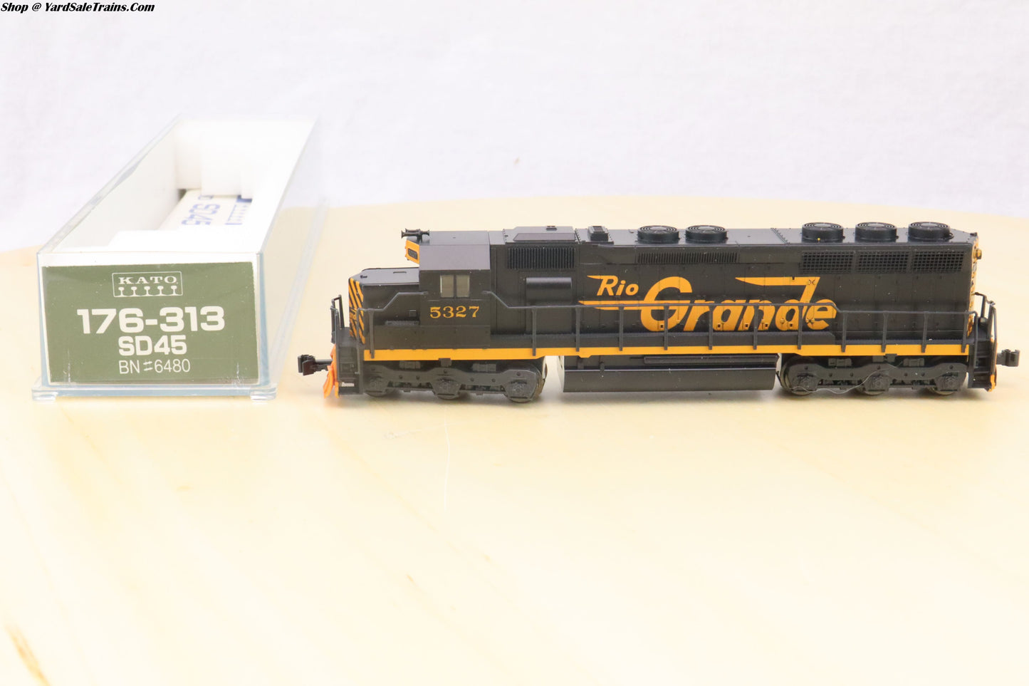 KAT-176-3123 - SD45 - Rio Grande - D&RGW #5327 - N-Scale  - Preowned