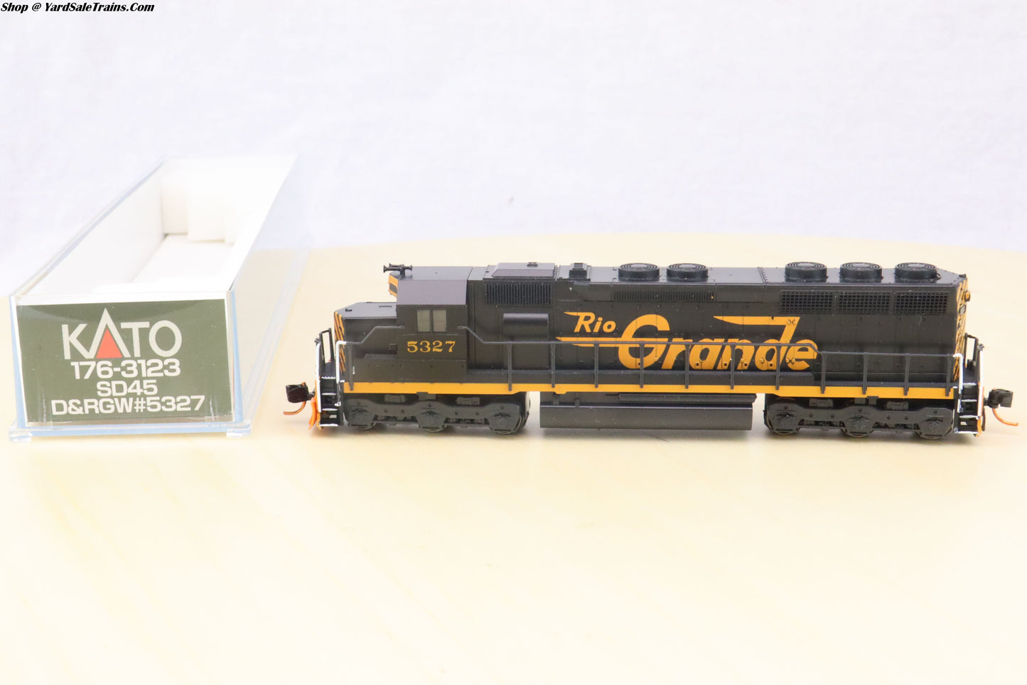 KAT-176-3123 - SD45 - Rio Grande - D&RGW #5327 - N-Scale  - Preowned