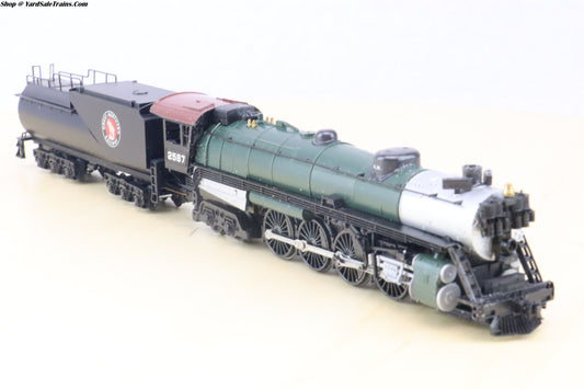 CC-3811 - "S2" 4-8-4 Northern Steam Locomotive - Great Northern (Glacier) - GN #2587 - N-Scale  - Preowned