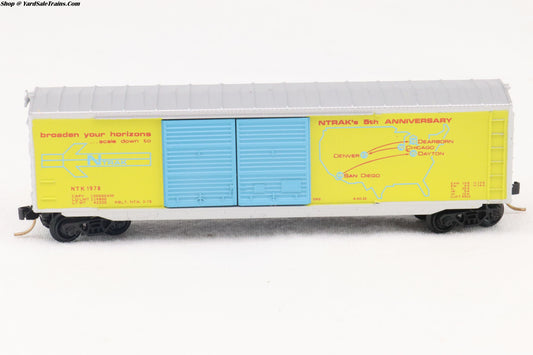 MTL-NSC78-01 - (Kadee) - 50' Double Door Boxcar - Ntrak 5th Anniversary Special Run - NTK 1978 - N-Scale - Preowned