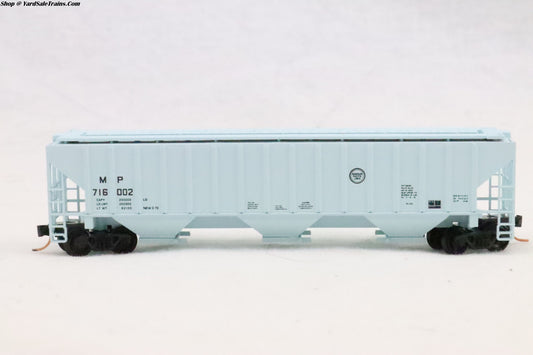 RED-RN-15426-1 - 4740 Covered Hopper - Missouri Pacific - MP #716002 - N-Scale - Preowned