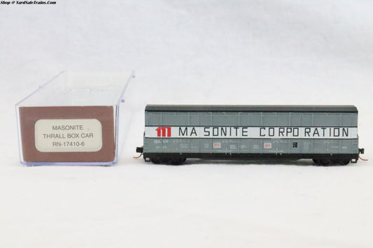 RED-RN-17410-6 - Thrall Box Car - Masonite - MASX #2005 - N-Scale - Preowned