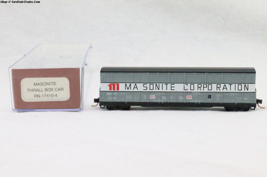 RED-RN-17410-4 - Thrall Box Car - Masonite - MASX #2003 - N-Scale - Preowned