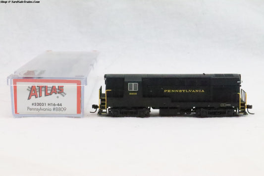 ATL-52031 - H16-44 Locomotive - Pennsylvania - PRR #8809 - N-Scale - Preowned