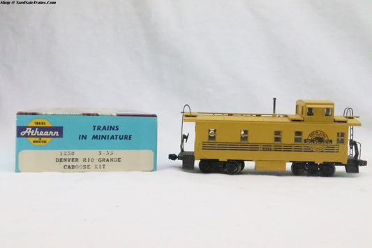ATH-1258 - Caboose Denver Rio Grande - D&RG 01439 - Resistor & Metal Wheels - HO Scale - Preowned
