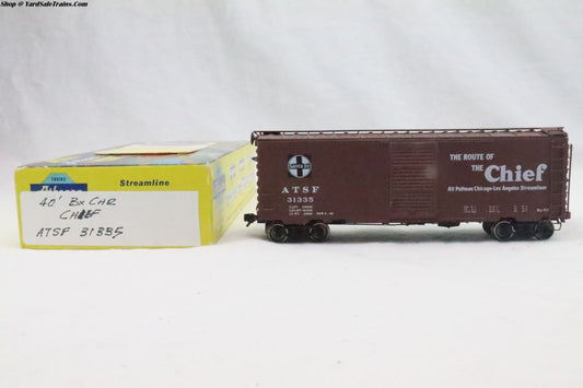 ATH-???? - 40' Box Car Santa Fe The Chief - ATSF 31335 - Resistor & Metal Wheels - HO Scale - Preowned
