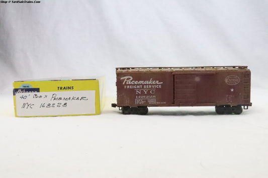 ATH-???? - 40' Box Car Pacemaker New York Central - NYC 168228 - Resistor & Metal Wheels - HO Scale - Weathered - Preowned