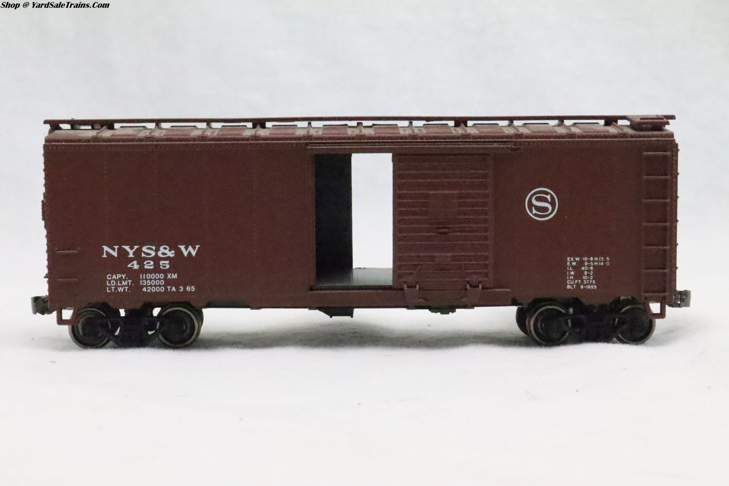 ATH-1155-1 - 40' Box Car New York, Susquehanna & Western - NYS&W 425 - HO Scale - Preowned