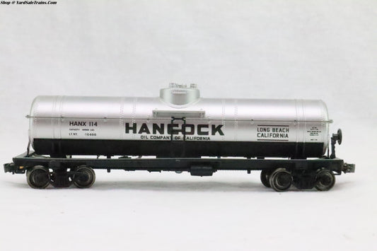 ATH-1582 - Single Dome Tank Car Hancock Oil Company - HANX 114 - HO Scale - Preowned