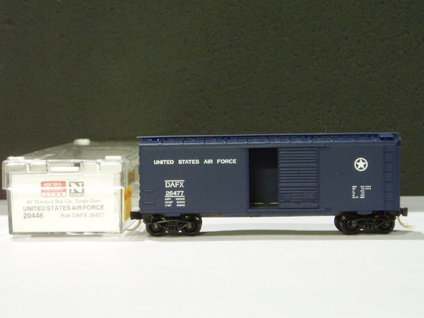 MTL-20446 - 40' Standard Boxcar, Single Door - United States Air Force #26477