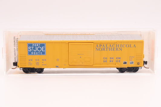 MTL-25580 - 50' Rib Side Box Car Single Door w/o Roofwalk - Apalachicola Northern - AN-5589