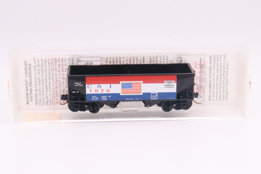 MTL-55430 - 33' Twin Bay Hopper, Offset Sides - Cambria & Indiana - C&I-1976