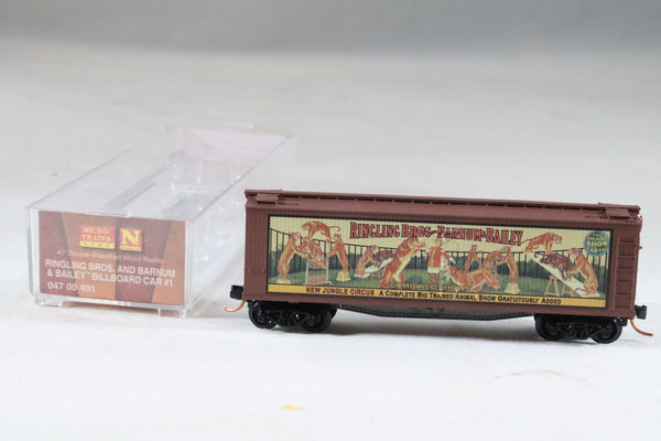 MTL-047 00 401 - 40' Double-Sheathed Wood Reefer - Ringling Brothers Billboard Car #1