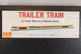 MTL-993 00 127 - 89' Flat Car w/Flat Deck - 3 Car Runner Pack - TTYX
