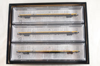 MTL-993 00 127 - 89' Flat Car w/Flat Deck - 3 Car Runner Pack - TTYX