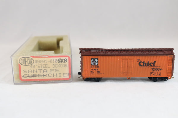CC-1052B - 40' Steel Boxcar - 'The Chief' - ATSF #11722