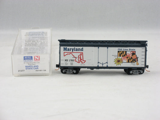 MTL-21377 - 40' Standard Boxcar, Plug Door - Maryland State Car #1788