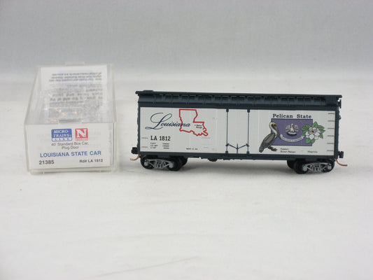 MTL-21385 - 40' Standard Boxcar, Plug Door - Louisiana State Car #1812