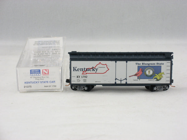 MTL-21375 - 40' Standard Box Car, Plug Door - Kentucky State Car #1792