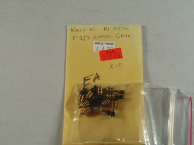 KAT N7-A376 F-3/7 Worm Gear and Drive Shaft. Set of 2 Gears.