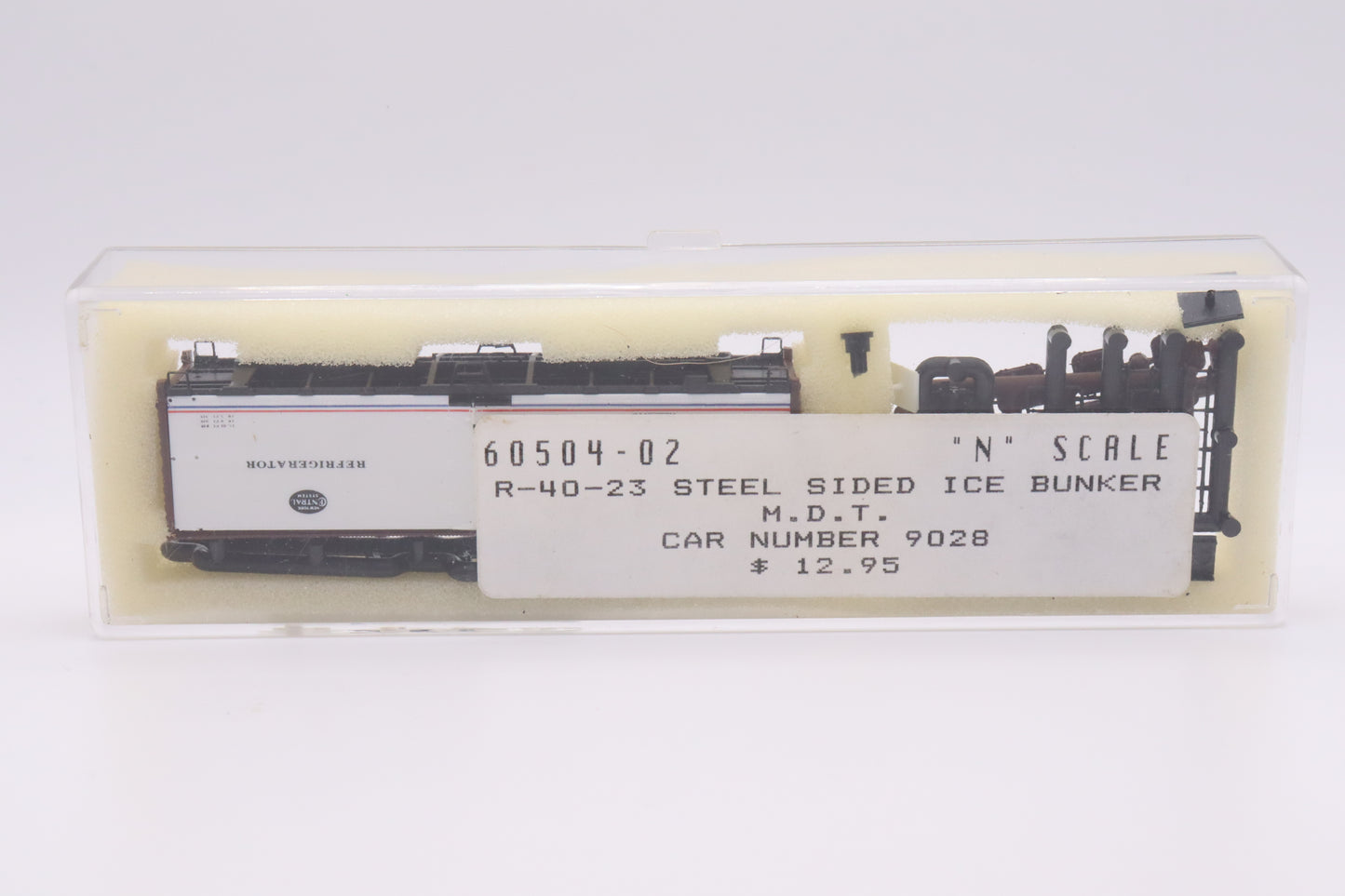 IMR-60504-02 - R-40-23 Steel Sided Ice Bunker Reefer Car Kit - New York Central - MDT-9028