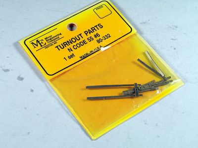 ME-80-332 - Turnout Parts N Code 55 #6 - 1 Set