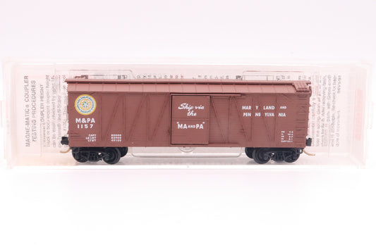 MTL-28020 - 40' Outside Braced Boxcar Single Door - Maryland & Pennsylvania - M&PA-1157