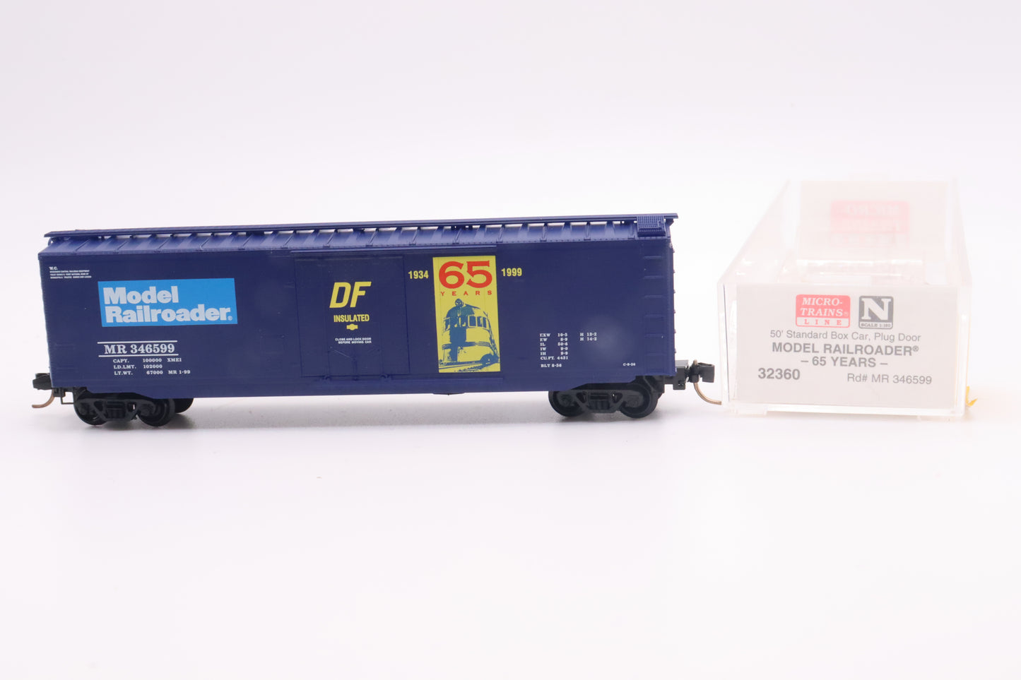 MTL-32360 - 50' Standard Box Car Plug Door - Model Railroader - 65 Years - MR-346599