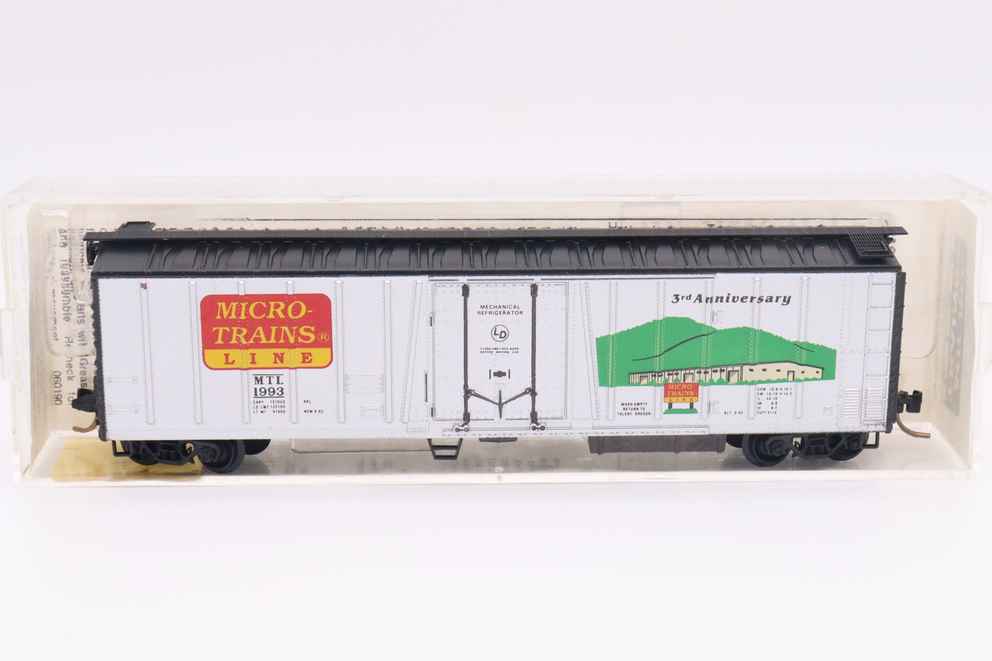 MTL-70060 - 51' 3 3/4" Rib Side Mechanical Reefer - Micro-Trains Line 1993 Anniversary Car - MTL-1993